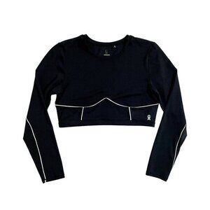 GA Performance Athletic Crop Top Long Sleeves Gym Top Sz 4 NEW